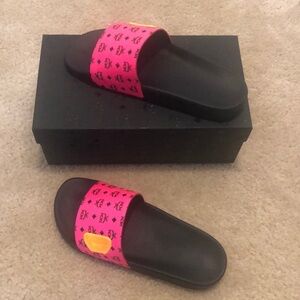 Bright Pink MCM slides